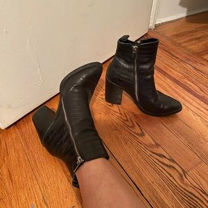 Double Zipper Steve Madden Booties